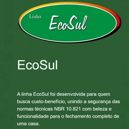 Janela Basculante 1 Secção 60x60x2,5cm - Alumínio Brilhante - Sem Grade - Básica Ecosul