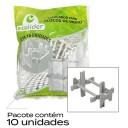 Espaçador para Bloco de Vidro 10mm - Pacote c/ 10 pçs - Ecolíder