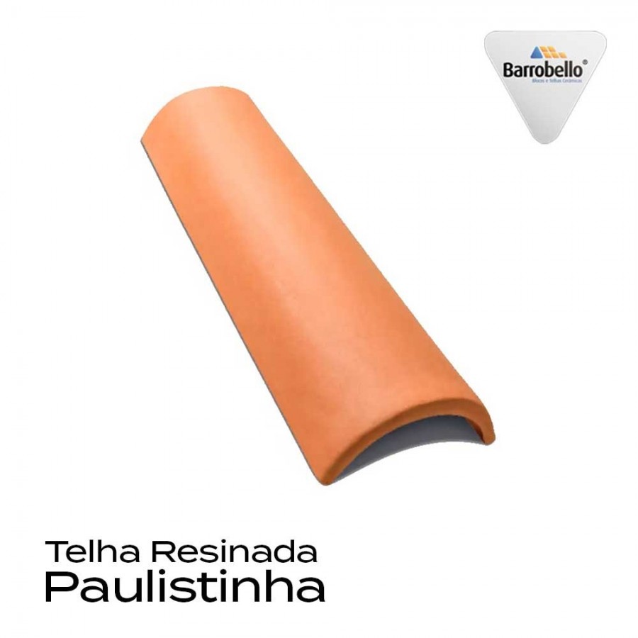 Telha Cerâmica Paulistinha Resinada - Realeza Gold Barrobello Telha Cerâmica Paulistinha Resinada - Realeza Gold Barrobello