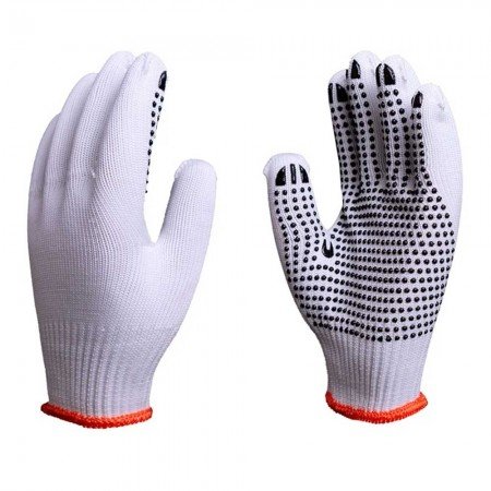 Luva de Helanca Branca 6 Fios c/ Pigmento - Linha Tricotada Premium Imbat