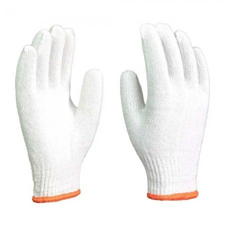 Luva de Malha Branca 4 Fios - Linha Tricotada Premium Imbat