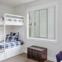 Janela Veneziana 3 Folhas 100x120x8cm - Alumínio Branco - Sem Grade - Direita - Básica Ecosul