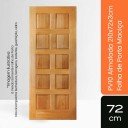 Porta Maciça PV10 - 210x72x3cm - Tauari Natural