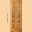 Porta Maciça PV10 - 210x72x3cm - Tauari Natural