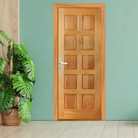 Porta Maciça PV10 - 210x82x3cm - Tauari Natural