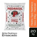 Pedra Tipo Brita 0 Lavada Saco 20kg - Tipo Pedrisco Pedrasil