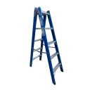 Escada Fibra de Vidro Tesoura Dupla - 1,50m c/ 5 Degraus WBertolo