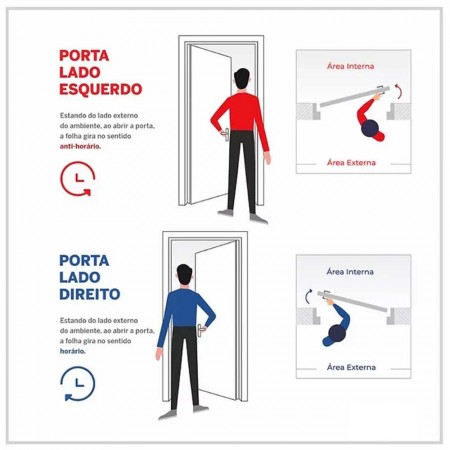 Porta Basculante 210x80x4,5cm - Alumínio Brilhante - Direita - Básica Ecosul