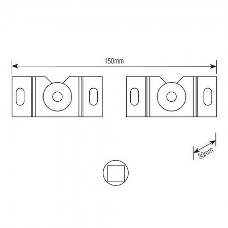 Kit Suporte Fixo Universal p/ TV de 10" a 100" Polegadas - Brasforma