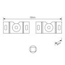 Kit Suporte Fixo Universal p/ TV de 10" a 100" Polegadas - Brasforma