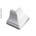Acabamento Canto Externo C/4un - 4,1x4,1x2,8cm - Branco Permatti