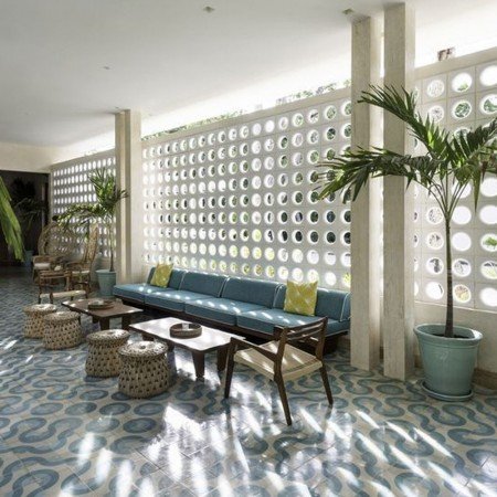 Tijolo Vazado Esmaltado Lua Branco - Cerâmica Martins