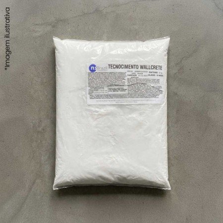 Tecnocimento Wallcrete 5kg - Branco Componente A - NS Brazil