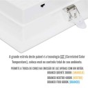 Painel LED CCT Recuado de Embutir Branco - 40cm 36W IP20 Bivolt - 3.000K a 6.000K - Gaya Ref 7672