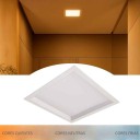 Painel LED CCT Recuado de Embutir Branco - 40cm 36W IP20 Bivolt - 3.000K a 6.000K - Gaya Ref 7672