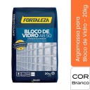 Argamassa AB50 para Bloco de Vidro - 20KG - Branco Fortaleza