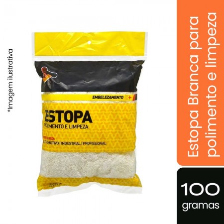 Estopa Branca 100g para Limpeza - Cst.Marcas