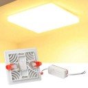 Painel Infinity LED Quadrado - 36W IP20 Bivolt - 3.000K - 22,5 x 22,5cm - Gaya Ref 1193