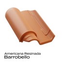 Telha Cerâmica Americana Resinada - 26,3x44,2cm - Premium Realeza Gold Barrobello