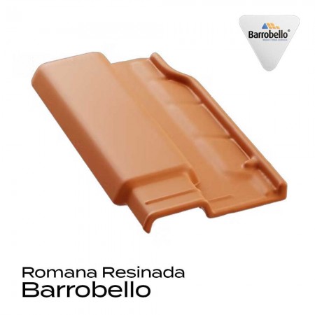 Telha Cerâmica Romana Resinada - 24x40cm - Realeza Gold Barrobello