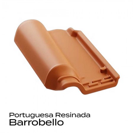 Telha Cerâmica Portuguesa Resinada - 24x40cm - Realeza Gold Barrobello