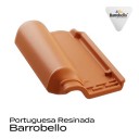 Telha Cerâmica Portuguesa Resinada - 24x40cm - Realeza Gold Barrobello