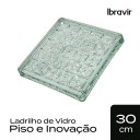 Ladrilhos de Vidro 30cm - Piso de Vidro Transitável Ibravir