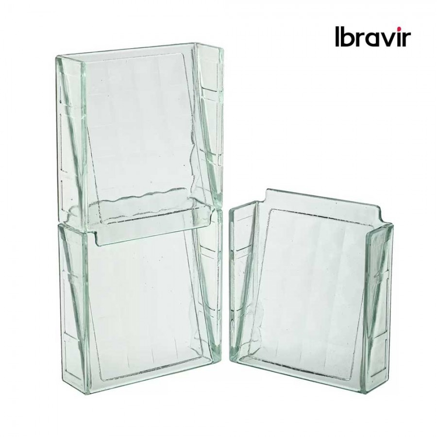 Cobogó de Vidro Ibravir Diamante - 20x20x6cm Elemento Vazado Ibravir